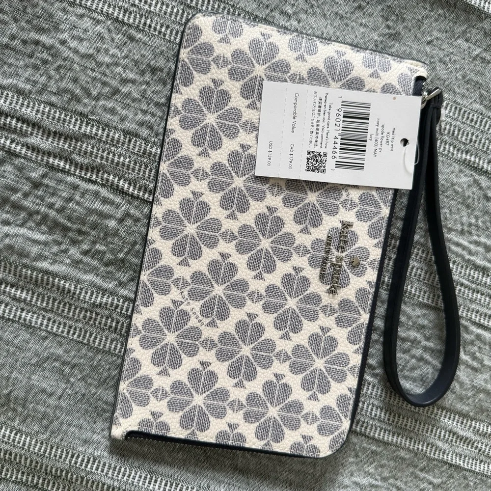 Coach Floral Wristlet Wallet - Picture 1 of 3